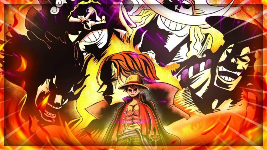 one piece shanks luffy yonko imperatori