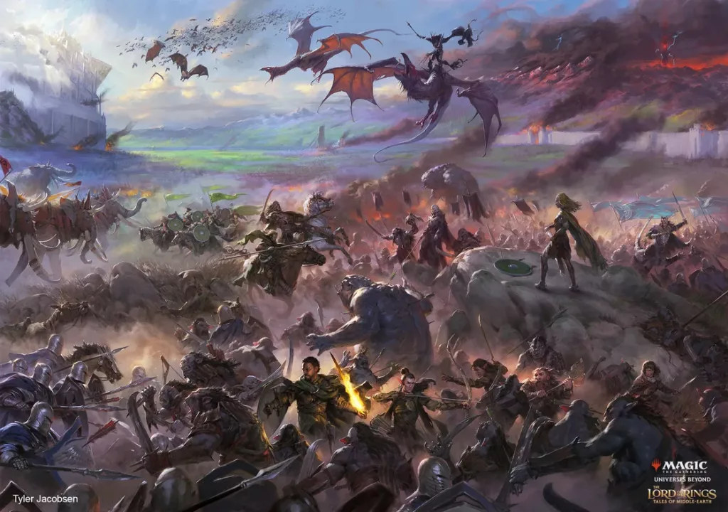 LOTR Battle of Pelennor Fields Tyler Jacobsen Full Art