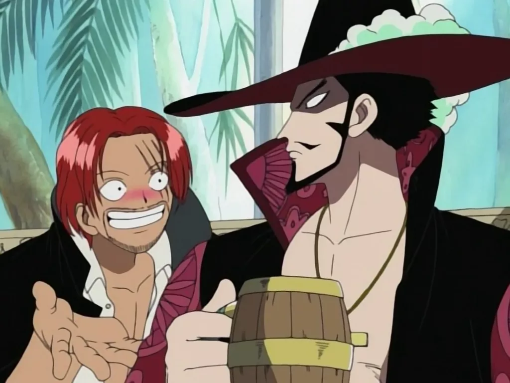 Mihawk e Shanks