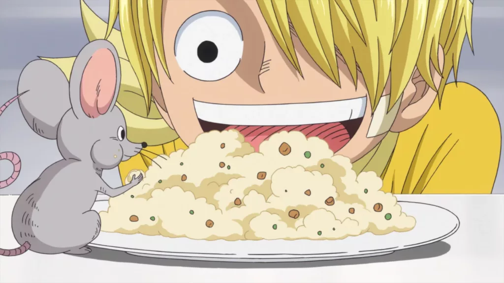 Sanji Feeds a Rat