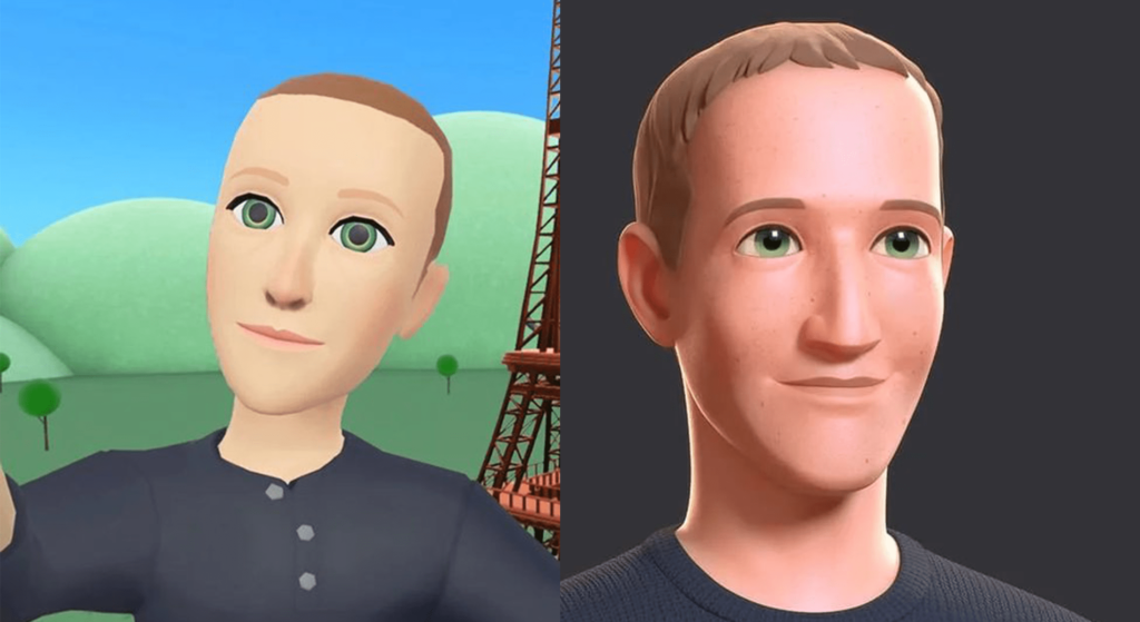 Zuckerberg-avatar-META-metaverso-redesign-francia-spagna