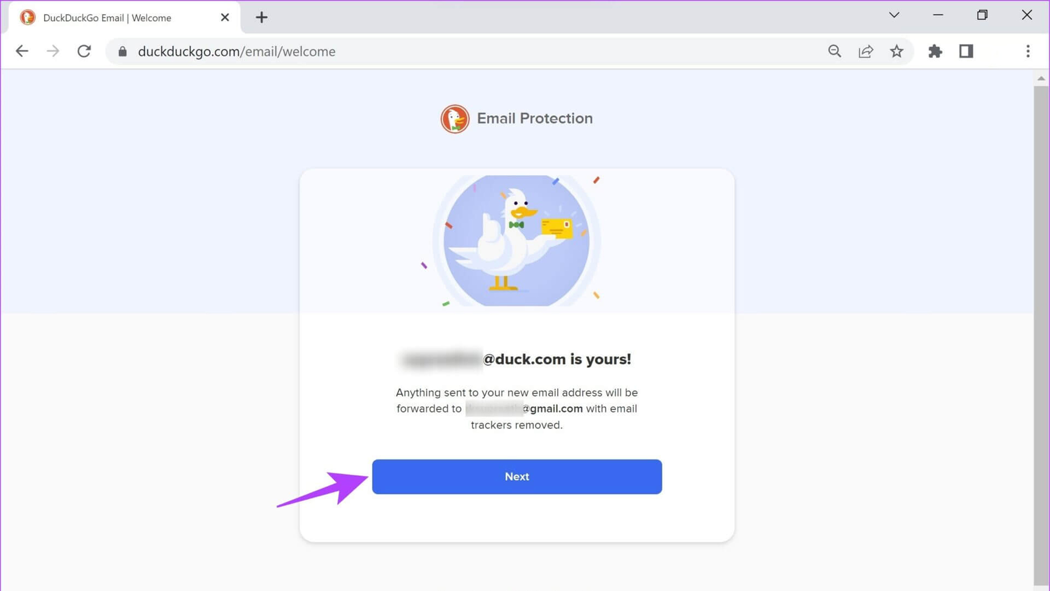 DuckDuckGo email sicura protection