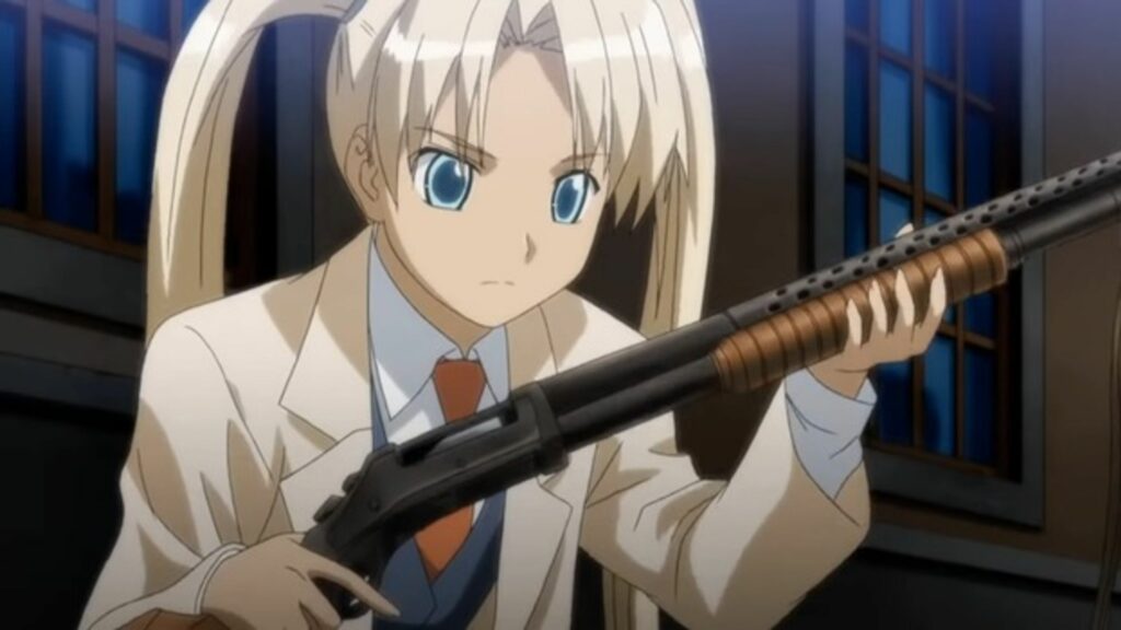 giappone anime gunslinger girl anime girl ragazza anime fucile