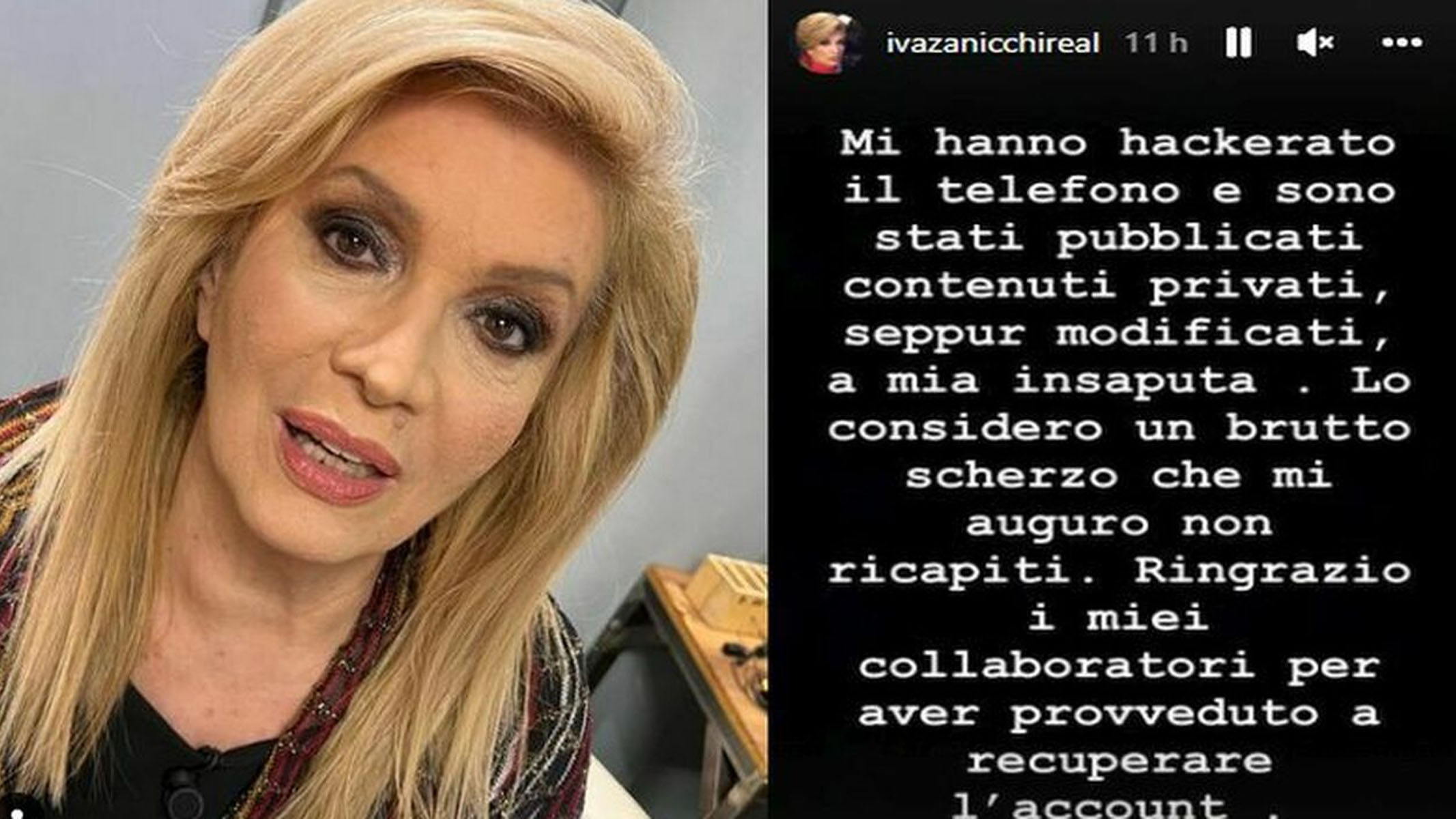 Iva Zanicchi attacco hacker