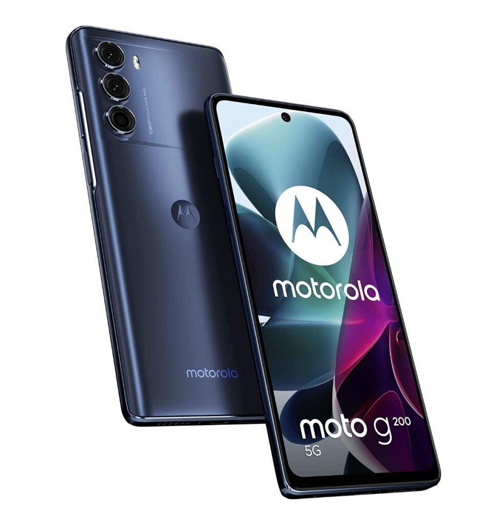 Motorola Moto G200 schermo