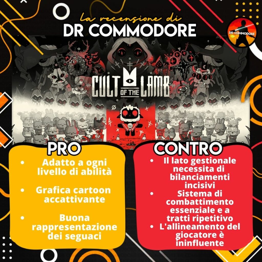 Cult of the Lamb Pro e Contro Recensioni