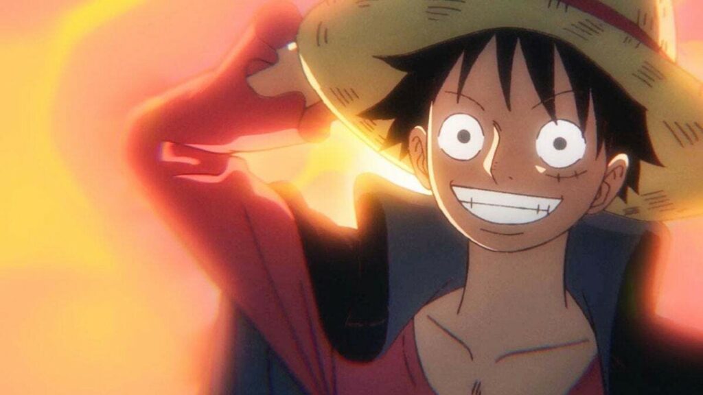 Luffy di One Piece nell'anime