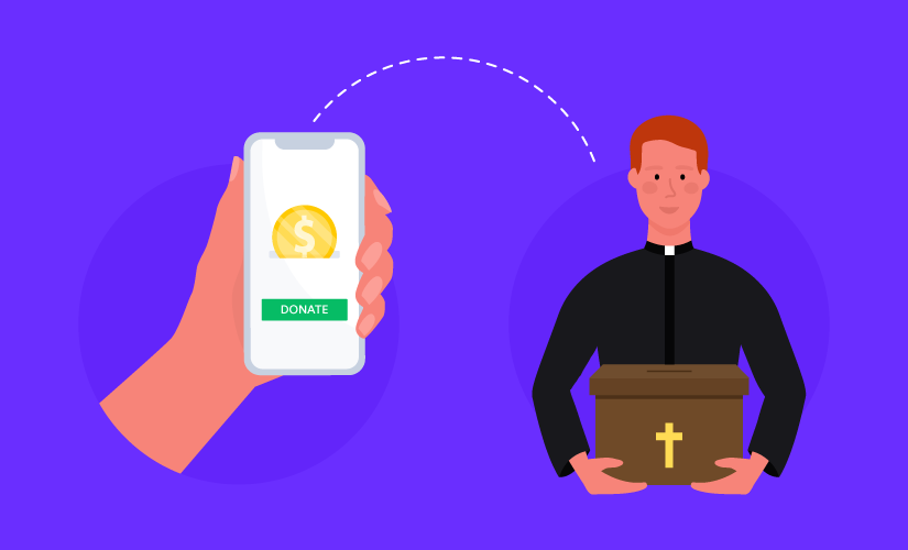 Online church donations
