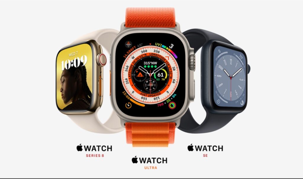 Apple Watch 8, SE, Ultra