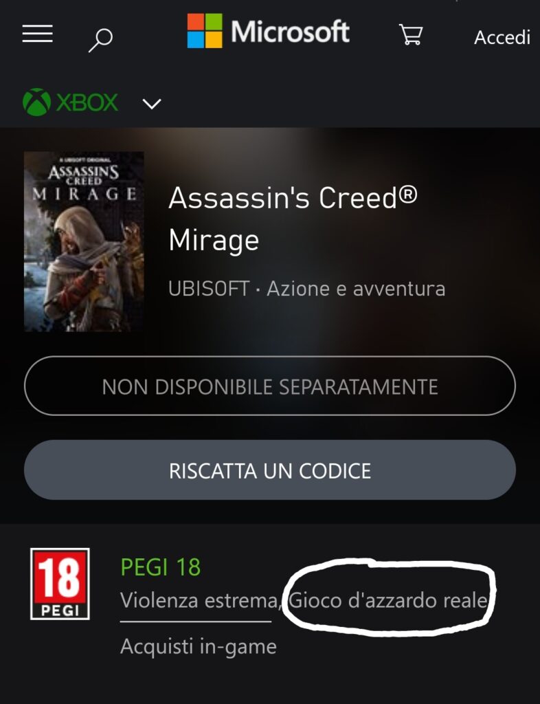 Assassin's Creed Mirage Xbox