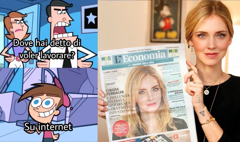 Due Fantagenitori Ferragni influencer