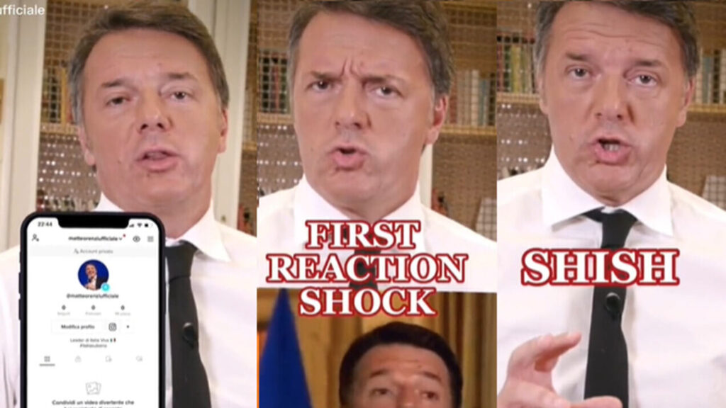 matteo renzi silvio berlusconi tiktok shish shock