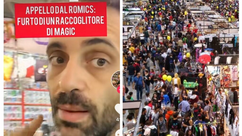 Romics magic tiktok fiera fumetto Roma 