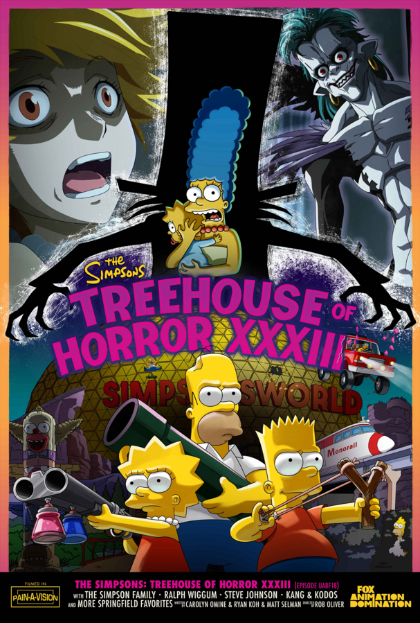 607px Treehouse of Horror XXXIII poster