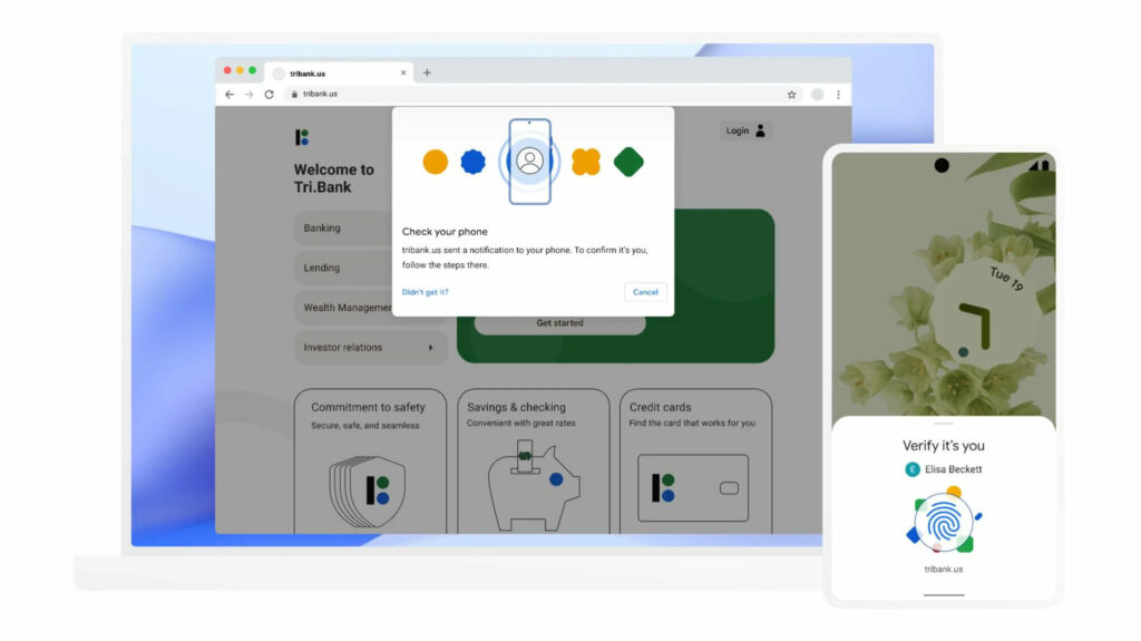 Autenticazione tramite passkey