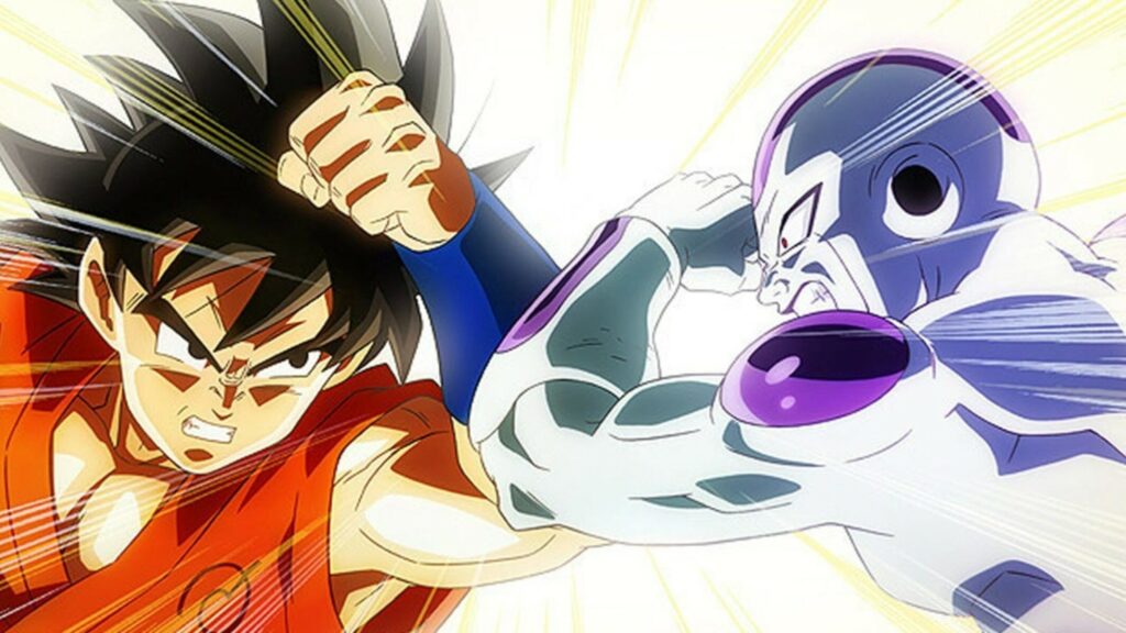 dragon ball super freezer goku telecinesi