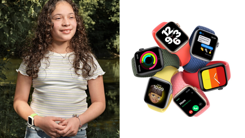 Apple Watch e bambina 