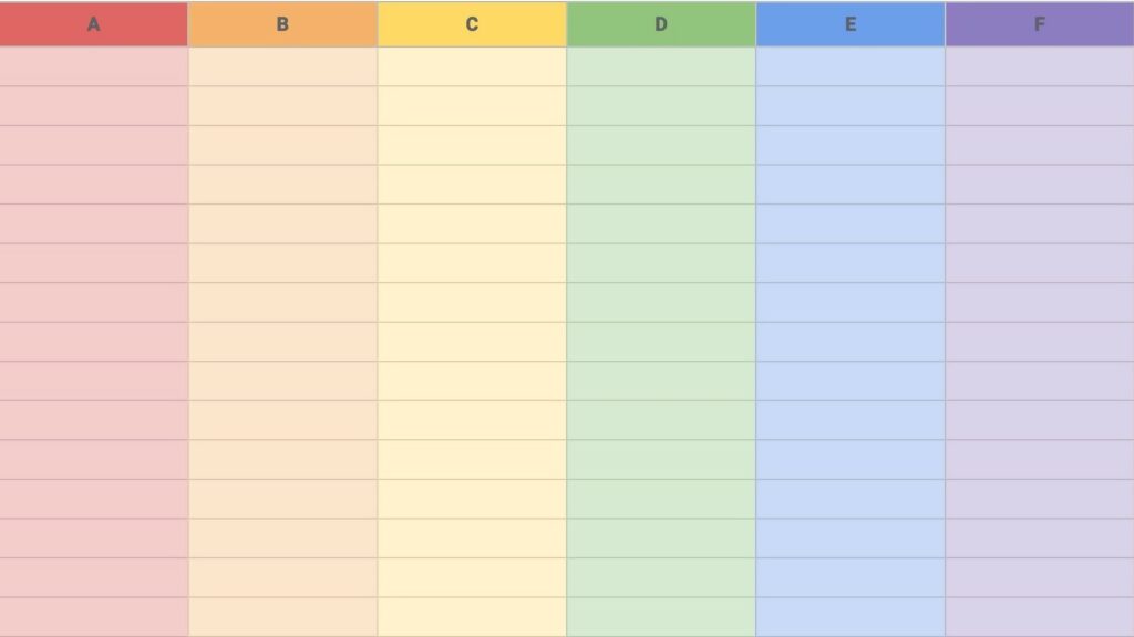 google sheets pride