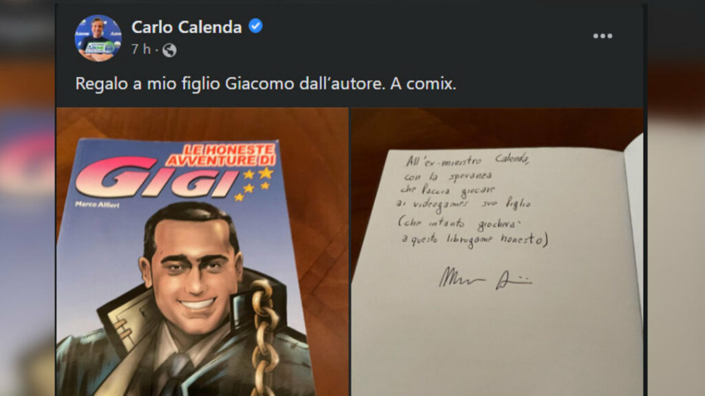 carlo calenda luigi di maio le honeste avventure di di maio romics