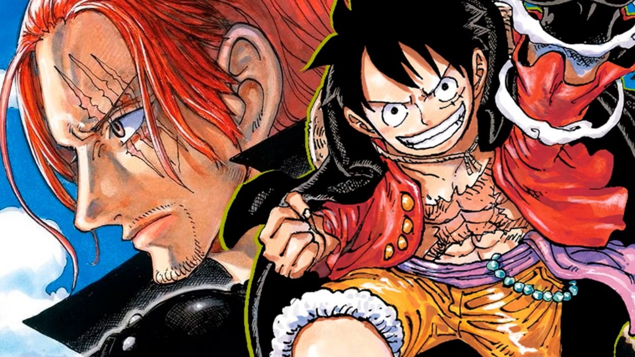 luffy shanks 1