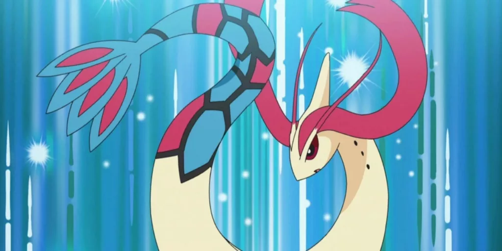 pokemon brilliant diamond and shining pearl players arent impressed by milotic follow animation main