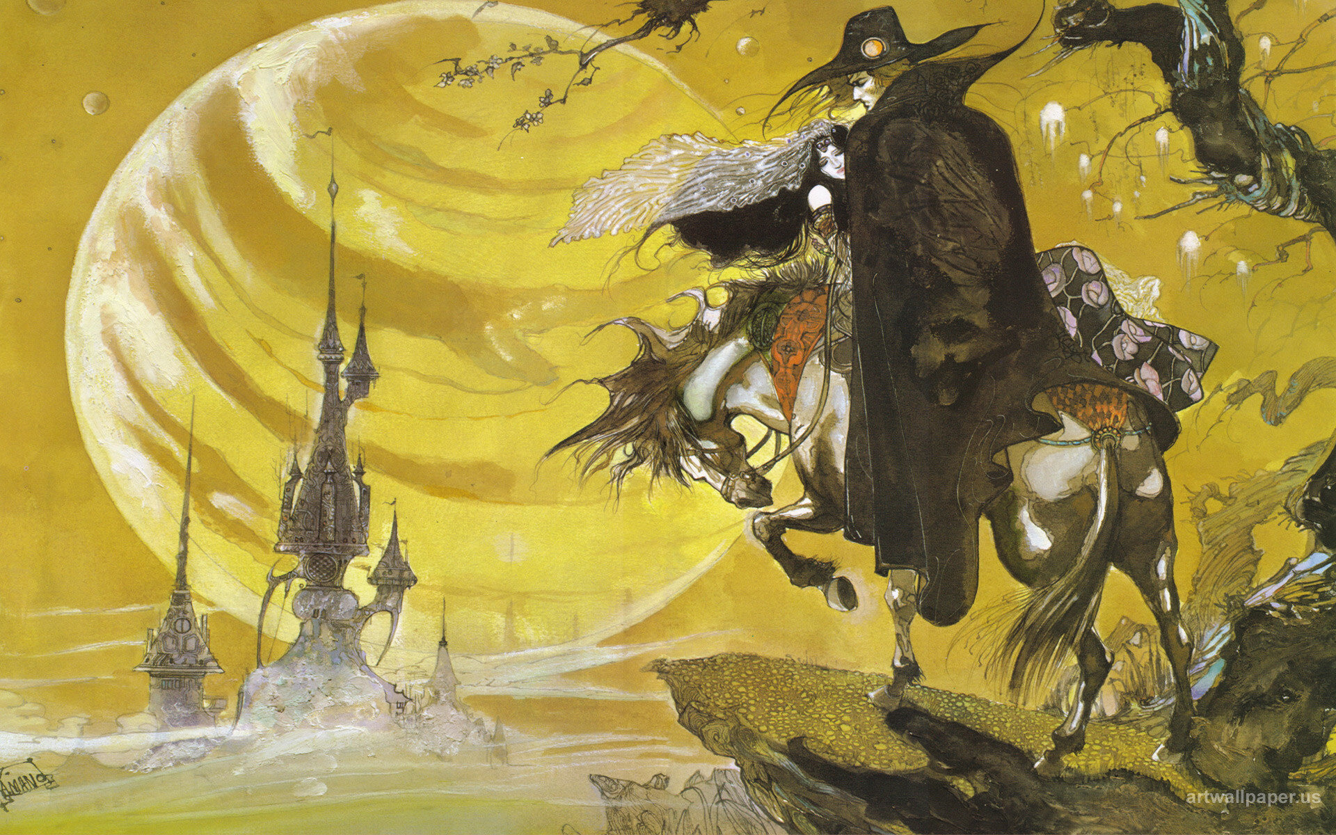 vampire hunter d yoshitaka amano