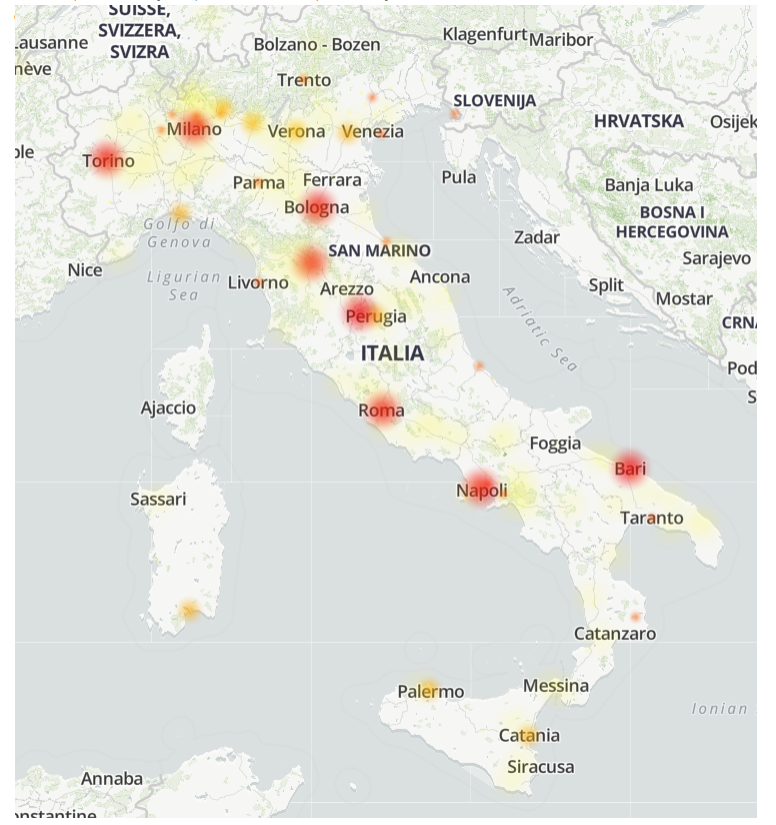 Whatsapp down non funziona 25 ottobre oggi