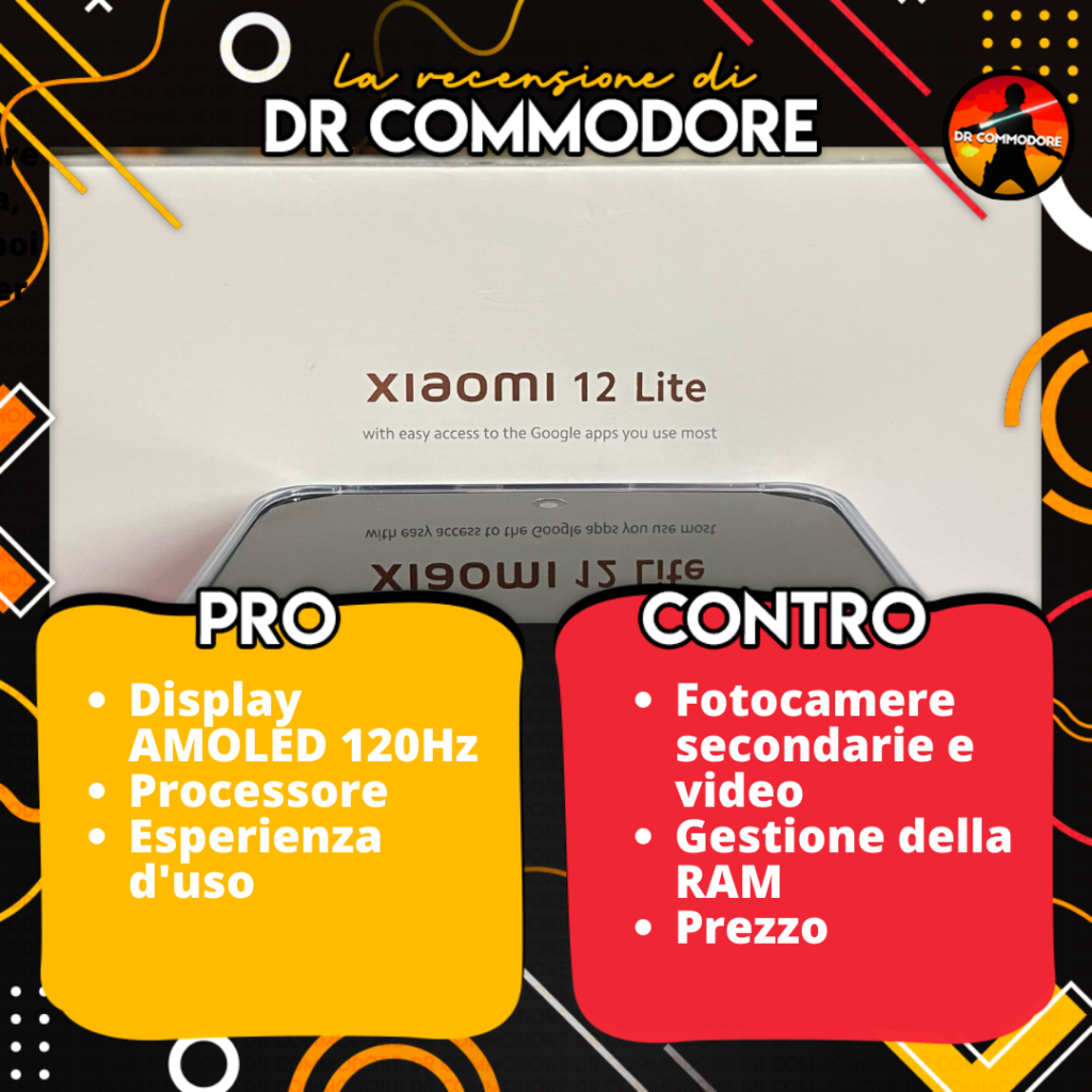 Xiaomi 12 Lite Pro e Contro