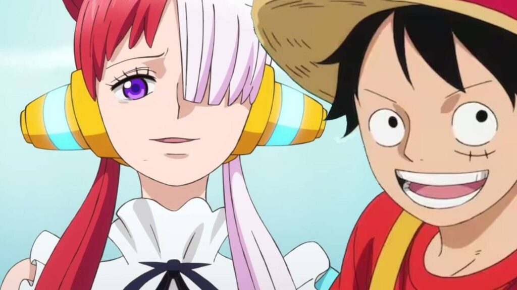 Uta e Luffy di One Piece RED