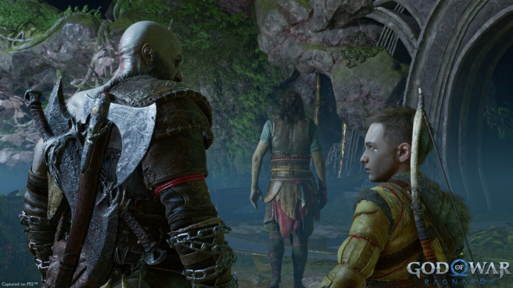God of War Ragnarok- Kratos e Atreus