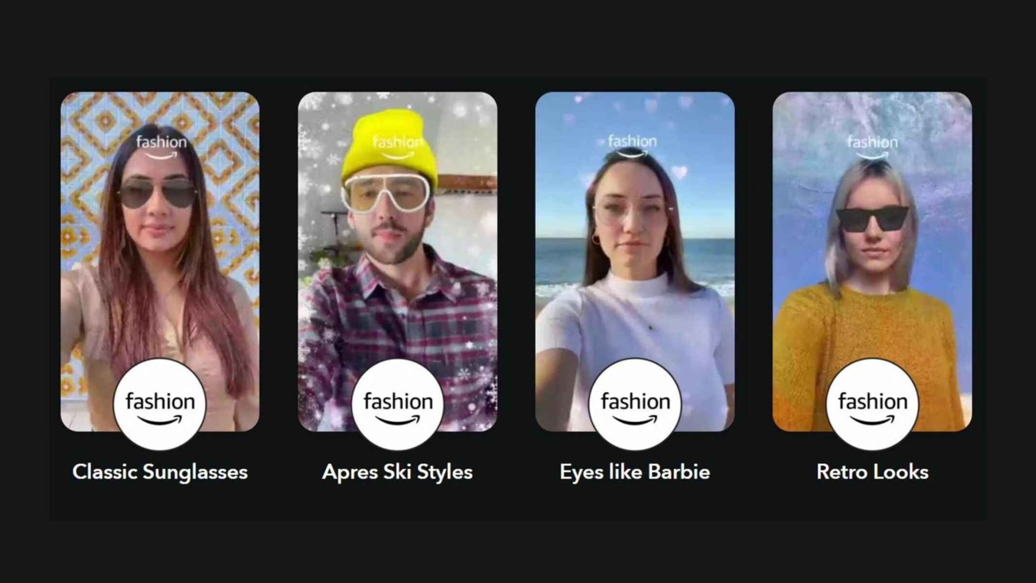 Snapchat e Amazon Fashion