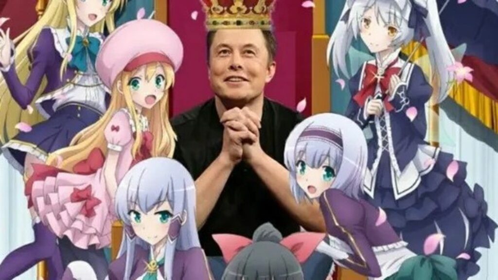 elon musk twitter anime giappone