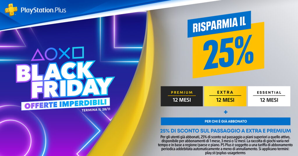 playstation plus black friday sconti