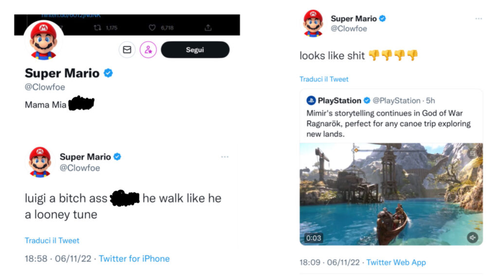 Super Mario tweet
