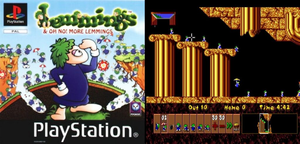 lemmings playstation 1