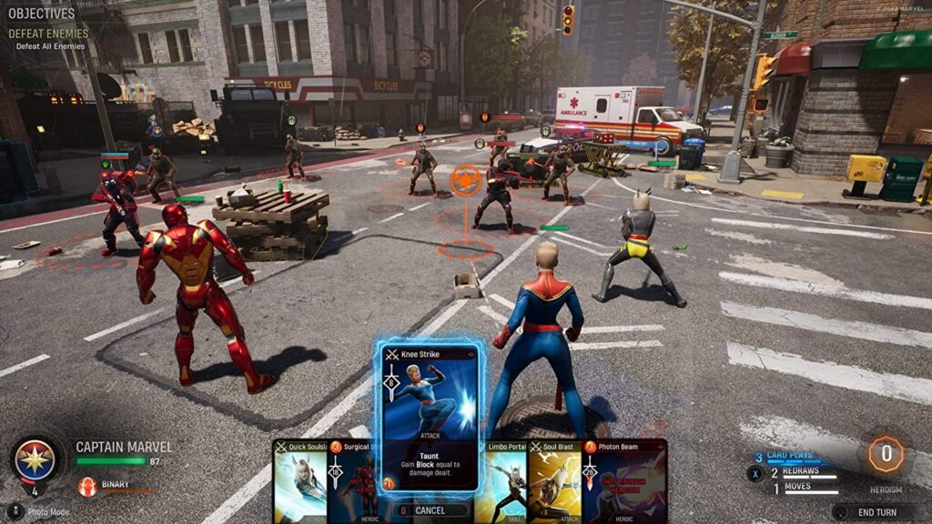 Marvel's Midnight Suns gameplay