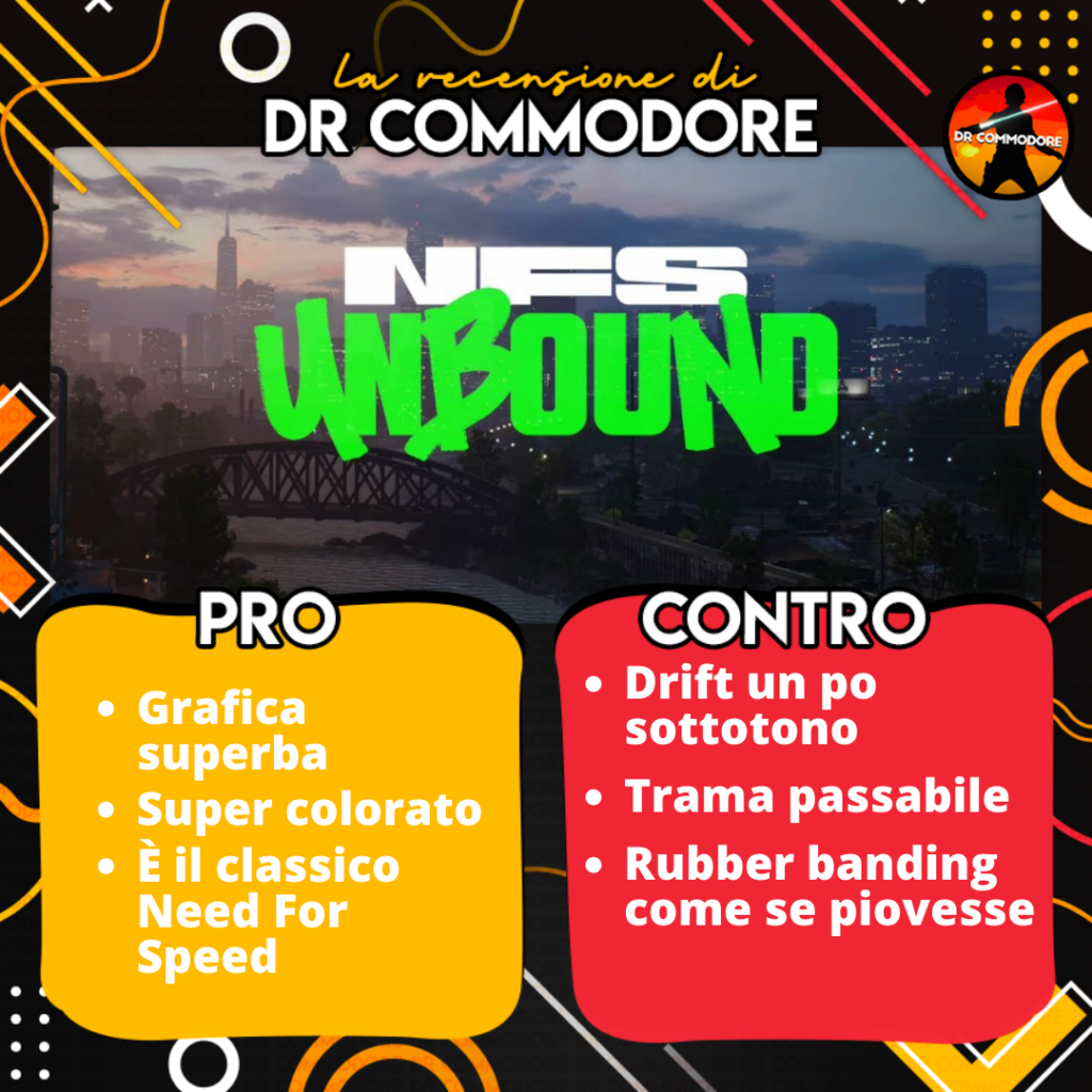 Need For Speed Unbound pro e contro