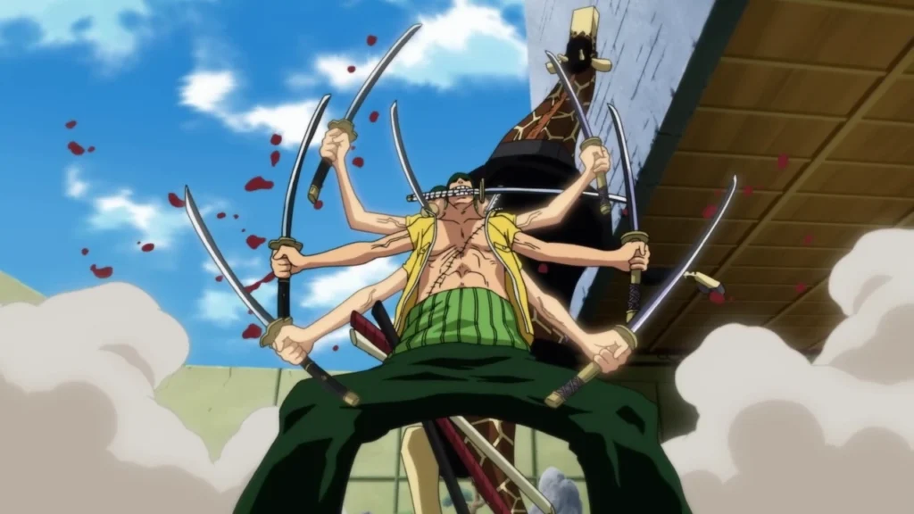 Zoro sconfigge Kaku