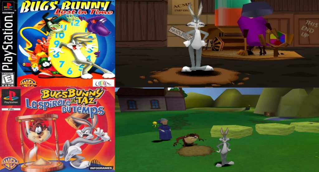 bugs bunny e taz playstation 1