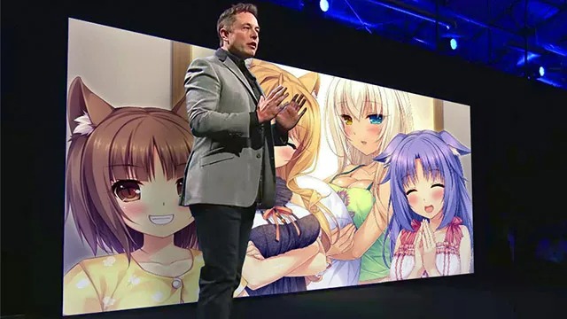 elon musk catgirls