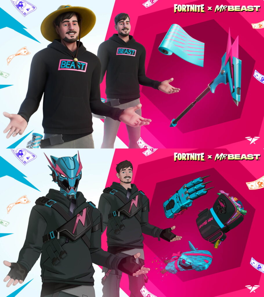 Fortnite Costumi Mr Beast