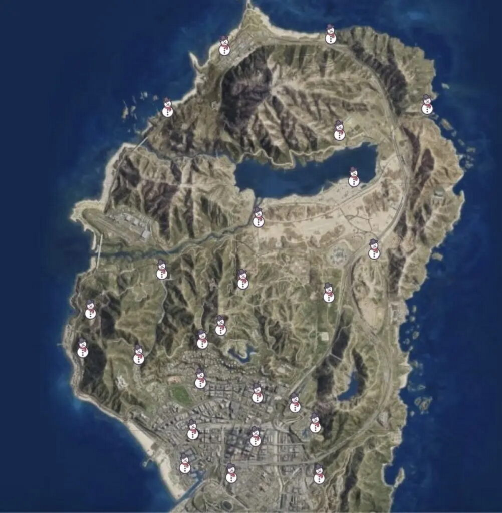 gta online mappa dei pupazzi