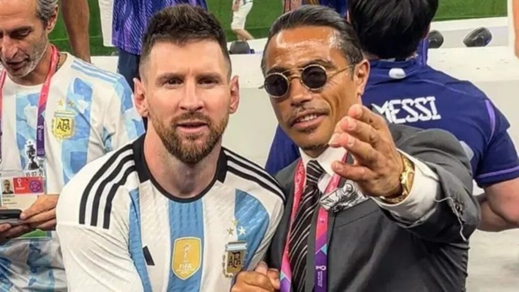 lionel messi salt bae argentina mondiali 2022 qatar