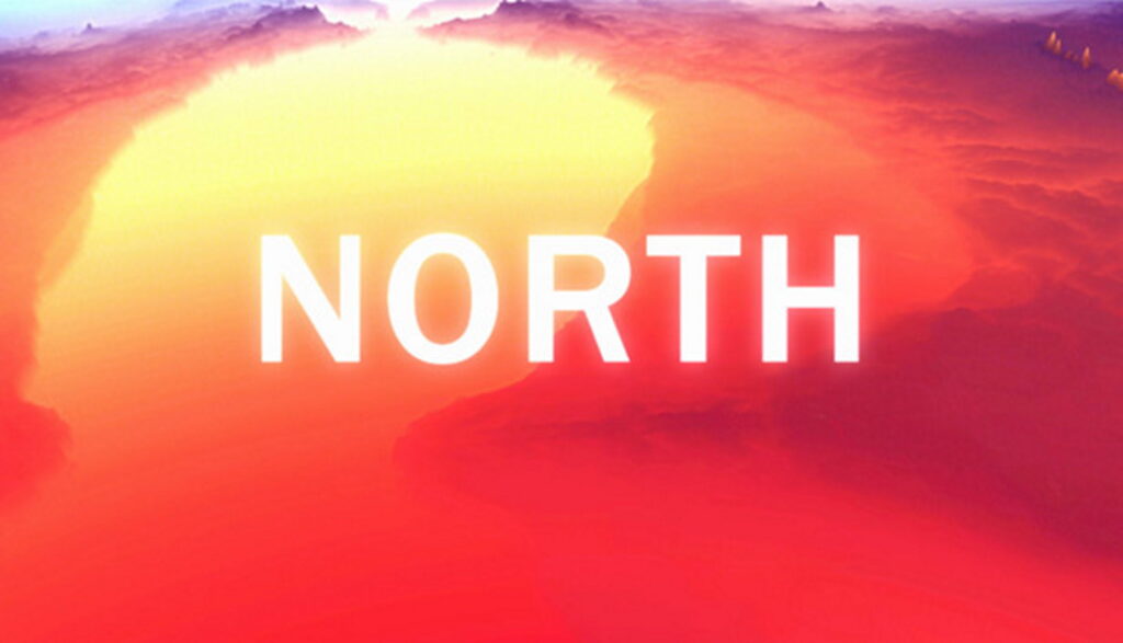 north