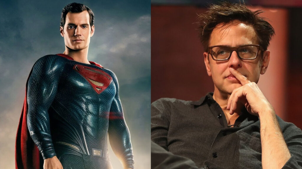 Henry Cavill come Superman e James Gunn