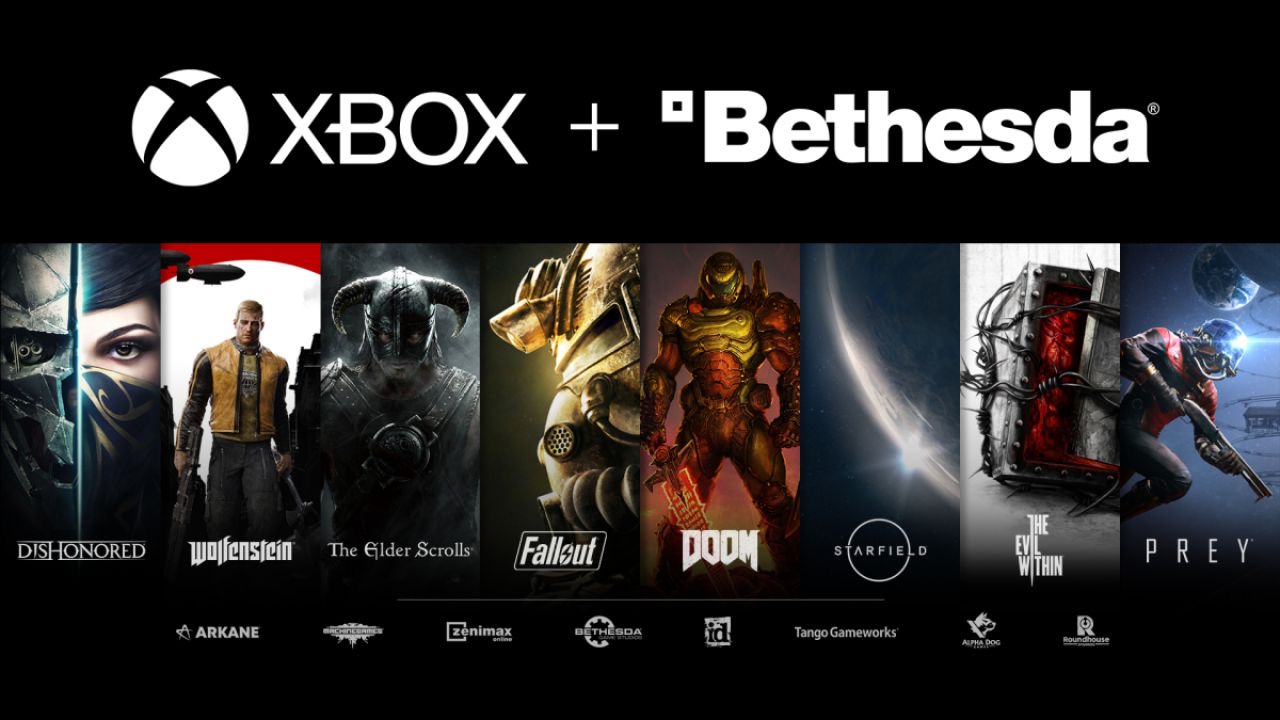 Microsoft Xbox e logo Bethesda