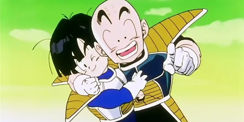 Dragon Ball Z Gohan Krillin Hug