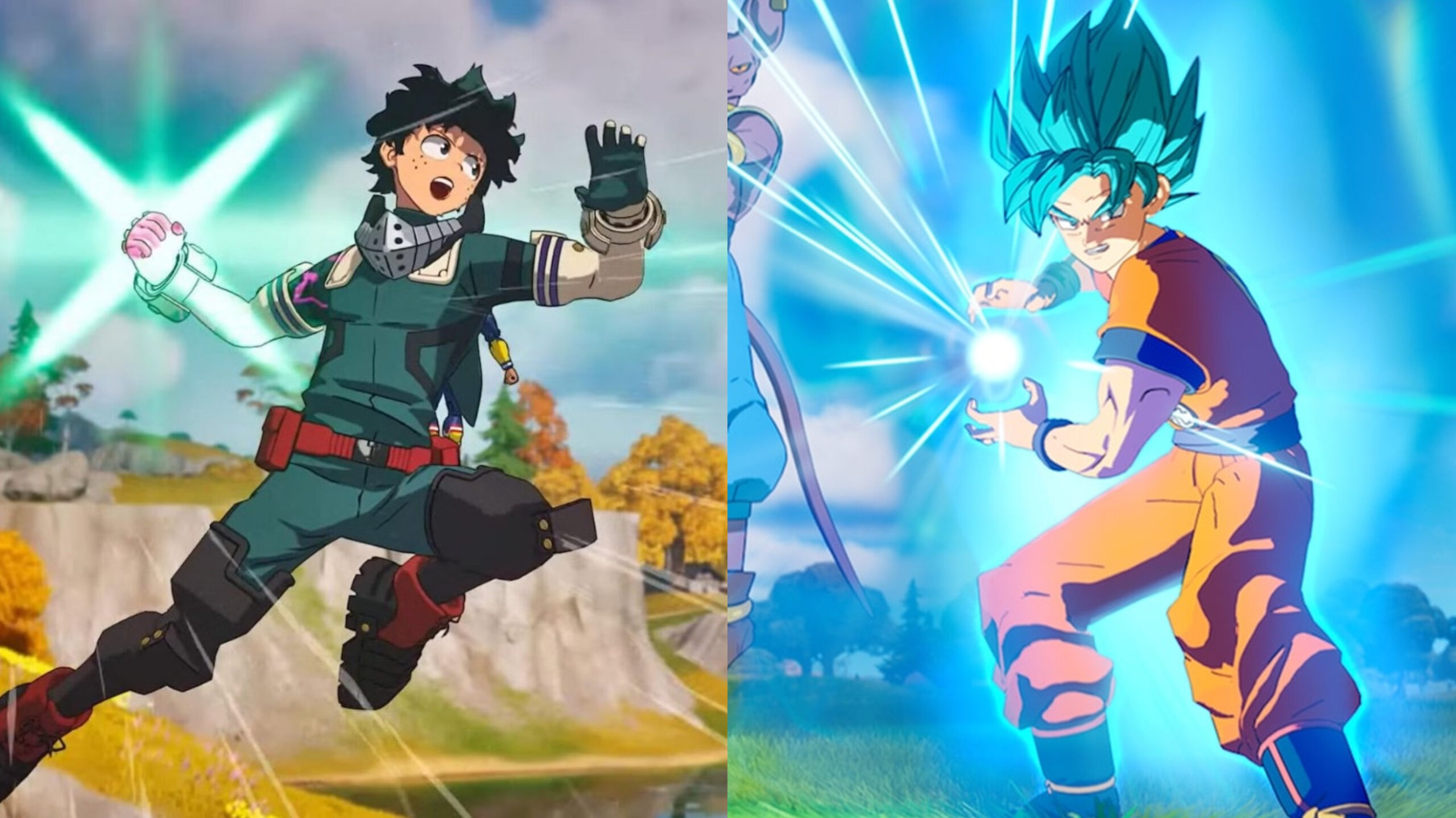 Deku Kamehameha Dragin Ball Fortnite