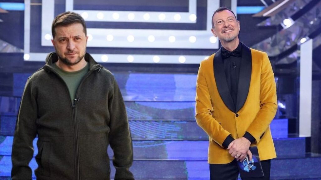 sanremo 2023 zelensky