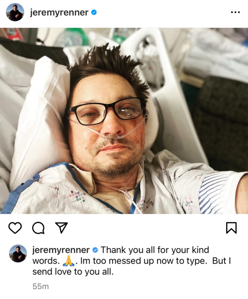 jeremy renner instagram